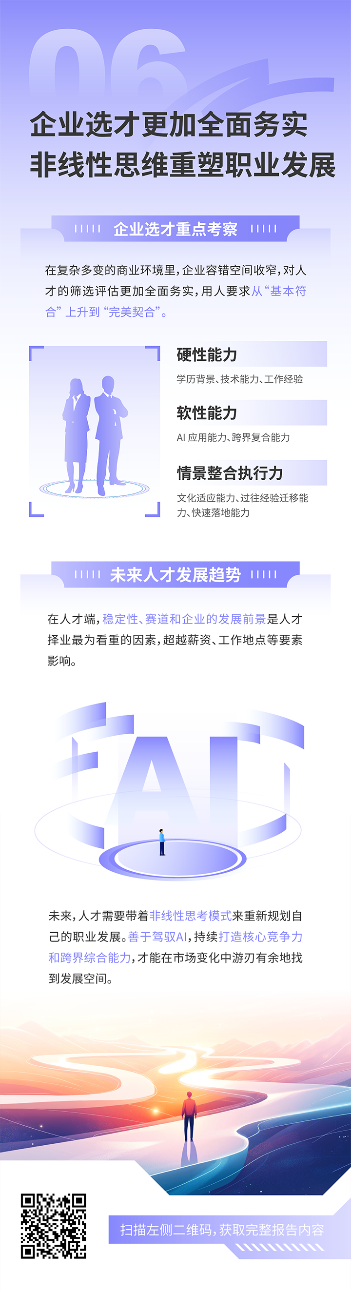 人力资源公司UG环球视讯ug国际发布2025年人才市场洞察，趋势六为企业选才更加全面务实 非线性思维重塑职业开展